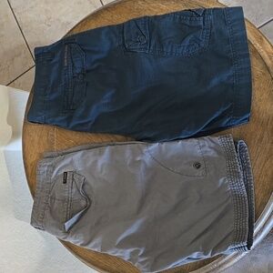 2-Mens shorts, Guess-grey & Calvin Klein-blue, size 32, great condition